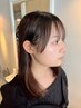 【湿気に負けない♪】前髪ストレートパーマ＋カット￥11000→￥8800