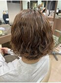 盛岡駅レディースパーマショートパーマコテ巻き風パーマ30代40代
