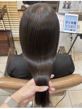 ソワンドゥブレス 大日店 (soin de brace) ・アッシュグレー×髪質改善トリートメント