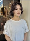 ボブパーマ/くせ毛風パーマ/横浜パーマ