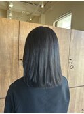 黒髪風ダークグレージュ