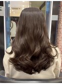 コテ巻き風パーマ/デジタルパーマ/ロングパーマ/伸ばしかけ