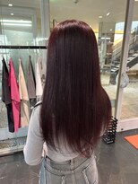 サンエンヘアー(lll_en hair)&nbsp;ピンクワインレッド