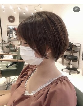 ヘアー リラクゼーション ドロップ(Hair relaxation drop) ショート/ショートボブ/丸みショート