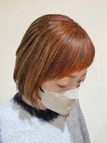 レイエレガンス(Rei Elegance)&nbsp;白髪をいかしたオレンジカラー