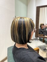 カシータヘアリゾート 熱田千年店(Casita Hair Resort)&nbsp;シンプルボブ×アンブレラカラー