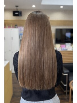 ヘアーメイク ダンス(hair make DANCE) ＊色落ちの緑っぽさをカバー｜ブリーチ履歴ありオンカラー＊