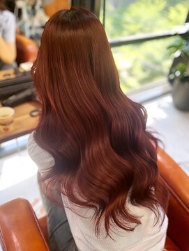 イリ 大阪(ili) レイヤーカット/ブリーチなし/ココアブラウン/髪質改善