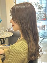 ≪明るさ×透明感≫カット＋ブリーチなしダブルカラー＋TR ￥16500～