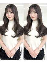 ランテルディ 渋谷(LANTERDIT)&nbsp;【LANTERDIT】顔周りカット/おくれ毛/チョコレートベージュ/Risa