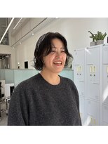 ニトバイアンキシム ボブ(nit by AHNKISM)&nbsp;朝セット楽したい方はボブパーマ♪