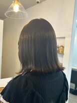 クララジャパン ナベシマ(CLALA JAPAN Nabeshima)&nbsp;ボブ　ミルクティーベージュ　艶髪　髪質改善カラー　ショート