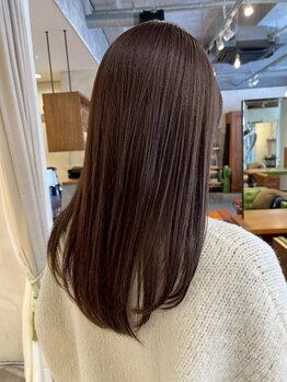 ドアバイリップル(door by LIPPUL)の写真/未来の髪まで美しく！doorの「縮毛矯正×髪質改善」で叶える、憧れのうるツヤストレート。梅雨対策にも◎