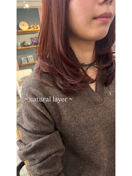 スリーバイエイム(03 eim) アプリコットorange×natural layer