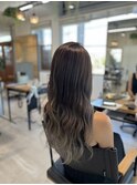【圧倒的デザイン】光が溶け込む、極上バレイヤージュ