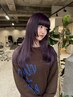 【ダブルカラー】カット+ケアブリーチ+カラー+トリートメント　￥20680