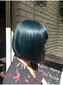 Blue bob