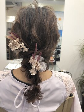 オルガ ヘアアンドメイク(Oluga hair&make) ミディ編みおろし