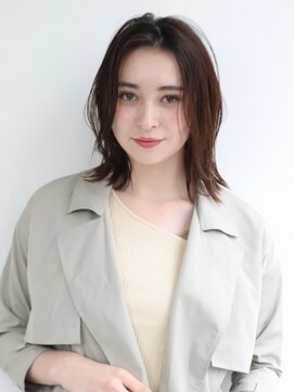 ケーツー エソラ池袋店(K-two) センターパート×外ハネミディアム［髪質改善/池袋&目白&大塚］