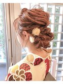 大人浴衣ヘアアレンジ【みのり】