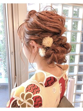 アロー(arrow) 大人浴衣ヘアアレンジ【みのり】