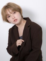 トニーアンドガイ 青山店(TONI & GUY)&nbsp;TONI&GUY【中込】/ショート/ブリーチ/ホワイトミルクティー