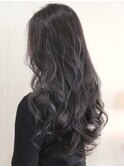 Myrtille☆ダークグレーアッシュ×ロングヘア☆