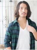 ワイルドワンレン☆ランダムパーマミディI