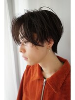 ヒビヲ(HIBIO)&nbsp;ツイストスパイラルパーマツーブロックメンズマッシュメンズヘア