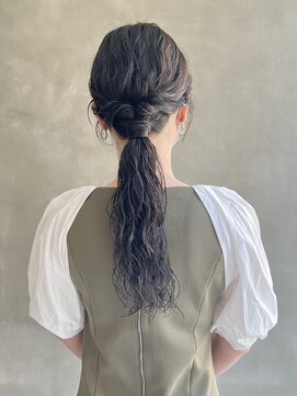 アマーク(a mark) 【能田 花音】パーマアレンジ