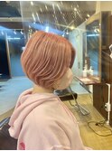 あやか流！ピンク×ショートボブ