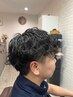 人気［アッキー指名限定］爽やか好印象！ニュアンスパーマ＋カット+眉カット