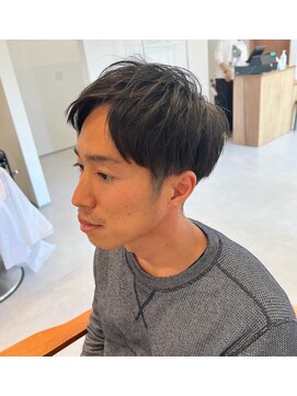 ブランチオム 宇佐店(branch homme) メンズショート、アップバング