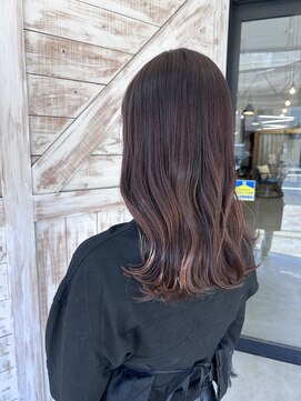 シーバイサイン(sea by Sign) レッドブラウン/ゆる巻き