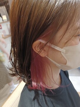 コトナ 六町(kotona) インナーカラー×ピンク