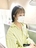 フィグバイアルテフィーチェ(fig by artefice)&nbsp;切りっぱなしボブ×インナーカラー