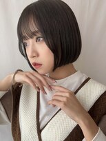 トリッカ シブヤ(TRICCA SHIBUYA)&nbsp;ボブカット/シースルーバング/小顔カット/ブリーチなし/20代30代