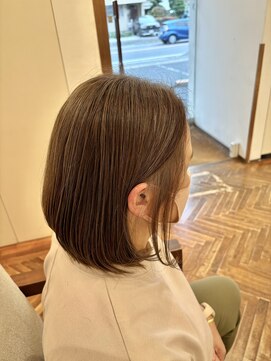 リシェールグリーン 越谷花田店(RICHAIR GREEN) 前髪/アンブレラカラー/こなれミディ/イメチェン/ウェーブパーマ