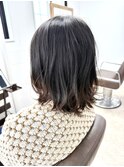 ブリーチなし裾カラー