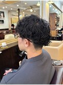 メンズマッシュ 縦落ちツイストスパイラルパーマ 佐世保