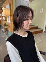 キュオンシア(CUEON. ciea)&nbsp;レイヤーボブ×ピンクブラウン