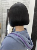 似合わせ切りっぱなしボブ