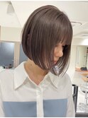 ハイライトバレイヤージュダブルカラーショートカット