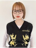 【ROAMER　Style】ハイトーンストレートボブ