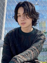 ユーフォリア 渋谷グランデ(Euphoria SHIBUYA GRANDE) ミディアムレイヤー ニュアンスパーマ スパイラル MOMO