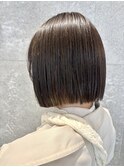 切りっぱなしボブ