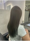 美髪ストレート（メンテナス（半年分）＋エンドカラー