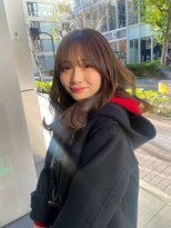 コア銀座メゾン(COA GINZA Maison)&nbsp;髪質改善レイヤーカット前髪カット顔周りレイヤー暗めカラー銀座