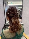 Moana【新越谷】#ヘアセット#ヘアメイク#結婚式ヘア#二次会ヘア