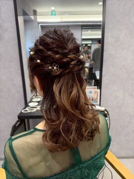 Moana【新越谷】#ヘアセット#ヘアメイク#結婚式ヘア#二次会ヘア